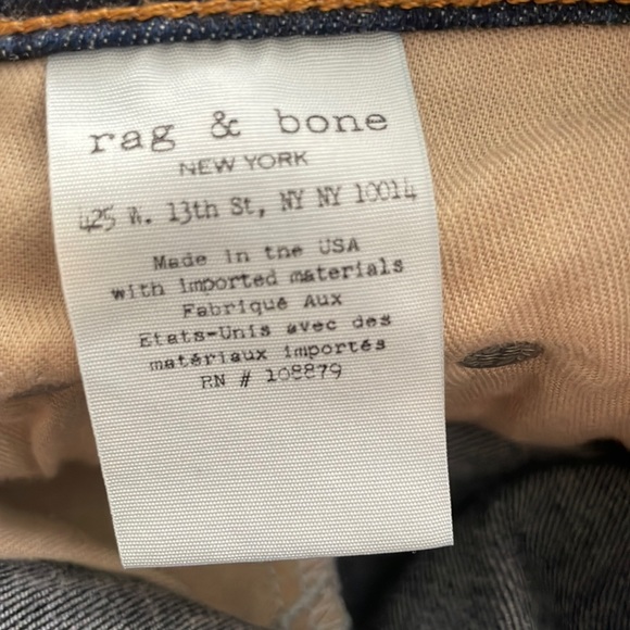 RAG & BONE Capri skinny Jeans, Size 28 - Picture 9 of 9